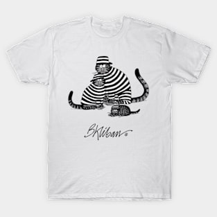 B kliban cat family T-Shirt